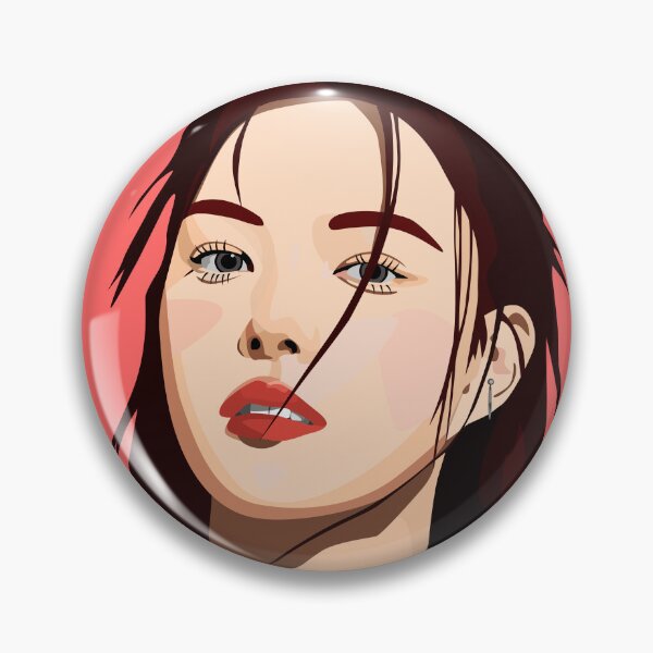 Item preview, Yunah Illit in a stunning digital art vector portrait designed and sold by Aome22.