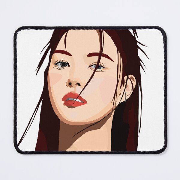 Item preview, Yunah Illit in a stunning digital art vector portrait designed and sold by Aome22.