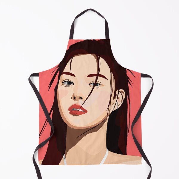 Item preview, Yunah Illit in a stunning digital art vector portrait designed and sold by Aome22.