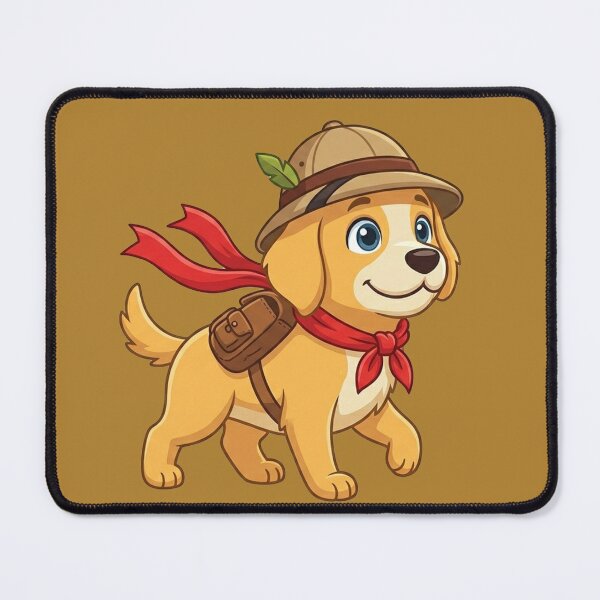 Item preview, Cute Explorer Dog Adventure designed and sold by MarlonOspinaStore.