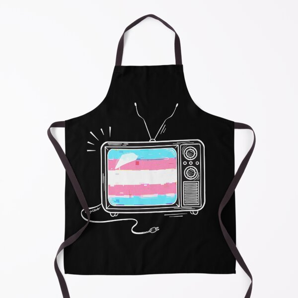 Item preview, Pride Flag Retro TV - Transgender designed and sold by heysoleilart.