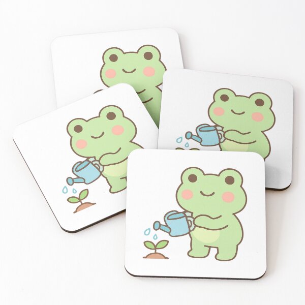 Item preview, Growing Every Day Frog - Positive Growth Kawaii Sticker designed and sold by foryouandyours.