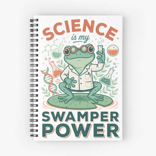 Item preview, Frog Scientist Science Is My Swamperpower - Funny STEM designed and sold by CutOutIdols.