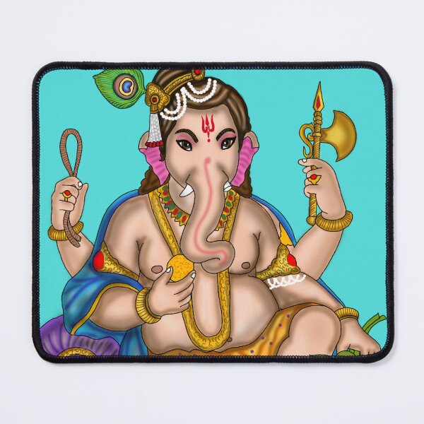 Item preview, Lord Ganesha Artwork | Sacred Ganpati Digital Illustration designed and sold by Harshit_Digital_Arts.