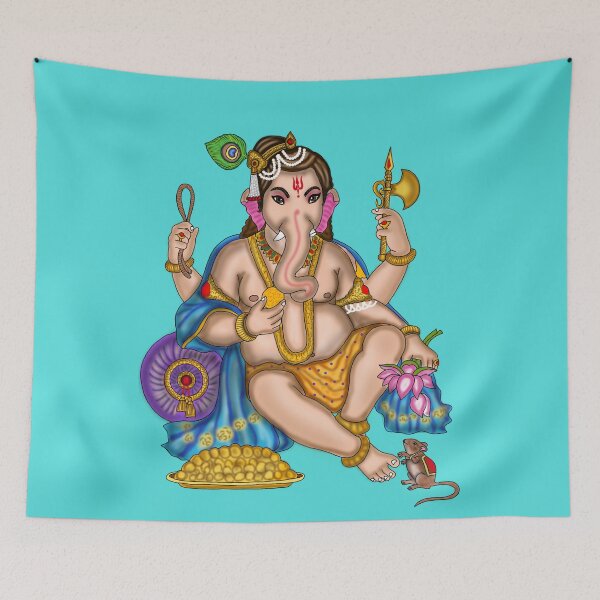 Item preview, Lord Ganesha Artwork | Sacred Ganpati Digital Illustration designed and sold by Harshit_Digital_Arts.