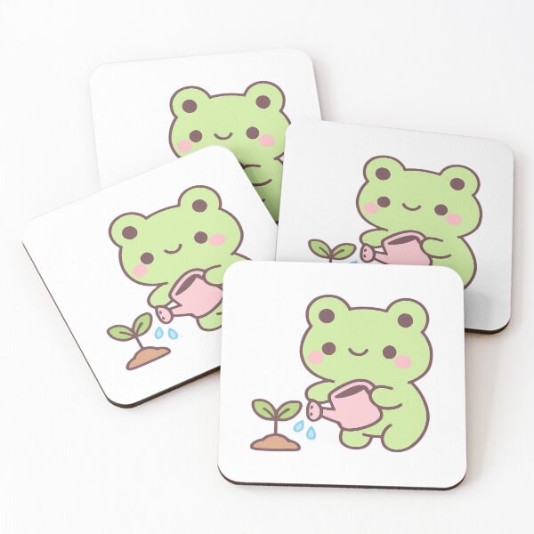 Item preview, Growing Every Day Frog - Positive Growth Kawaii Sticker designed and sold by foryouandyours.