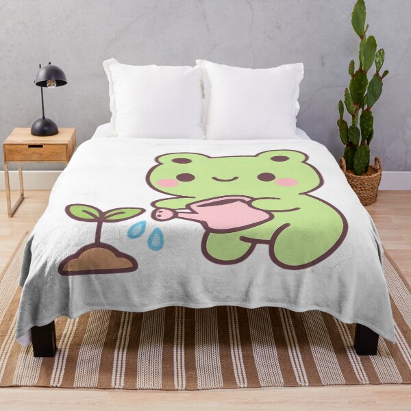 Item preview, Growing Every Day Frog - Positive Growth Kawaii Sticker designed and sold by foryouandyours.