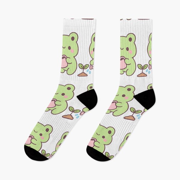 Item preview, Growing Every Day Frog - Positive Growth Kawaii Sticker designed and sold by foryouandyours.