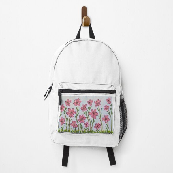 Item preview, Pink Wildflower Meadow | Whimsical Hand Drawn Floral Art designed and sold by M1234s.