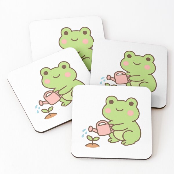 Item preview, Growing Every Day Frog - Positive Growth Kawaii Sticker designed and sold by foryouandyours.