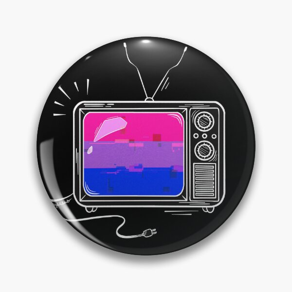 Item preview, Pride Flag Retro TV - Bisexual designed and sold by heysoleilart.
