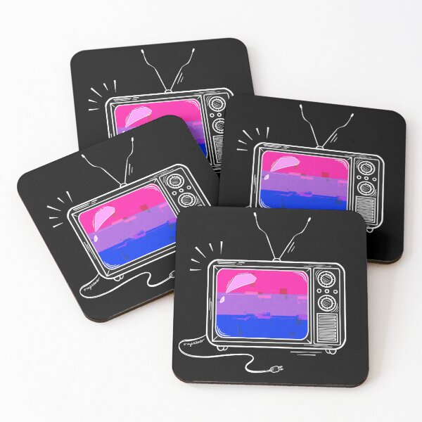Item preview, Pride Flag Retro TV - Bisexual designed and sold by heysoleilart.
