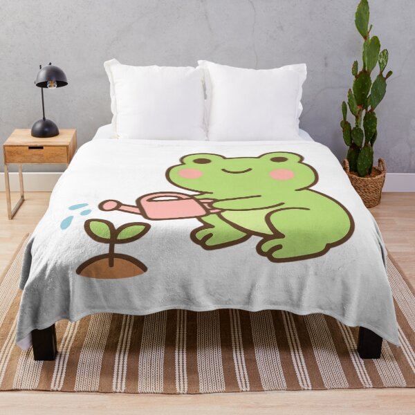 Item preview, Growing Every Day Frog - Positive Growth Kawaii Sticker designed and sold by foryouandyours.