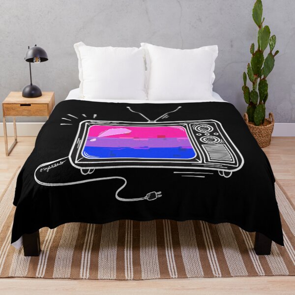 Item preview, Pride Flag Retro TV - Bisexual designed and sold by heysoleilart.