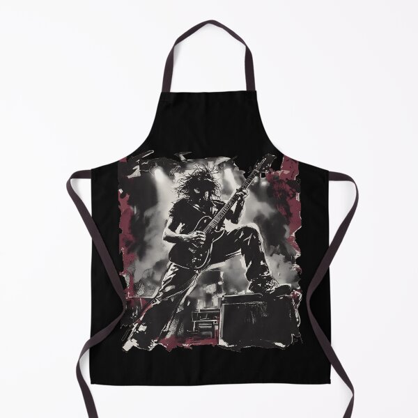 Item preview, Intense Rock Guitarist Stage Art Gritty Grunge designed and sold by UrbanPrts.