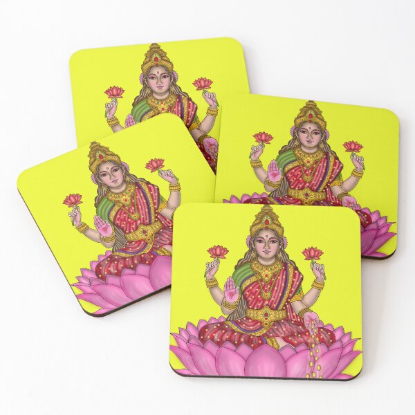 Item preview, Goddess Lakshmi Artwork | Sacred Hindu Divine Mother Digital Illustration designed and sold by Harshit_Digital_Arts.