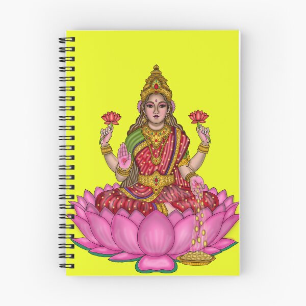 Item preview, Goddess Lakshmi Artwork | Sacred Hindu Divine Mother Digital Illustration designed and sold by Harshit_Digital_Arts.