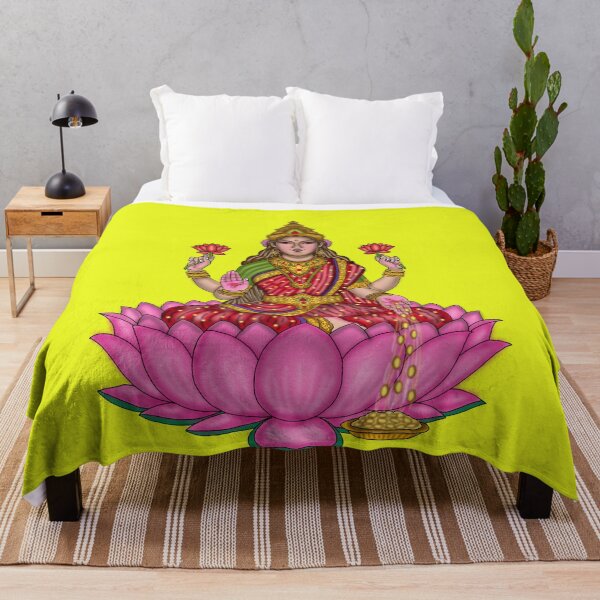 Item preview, Goddess Lakshmi Artwork | Sacred Hindu Divine Mother Digital Illustration designed and sold by Harshit_Digital_Arts.