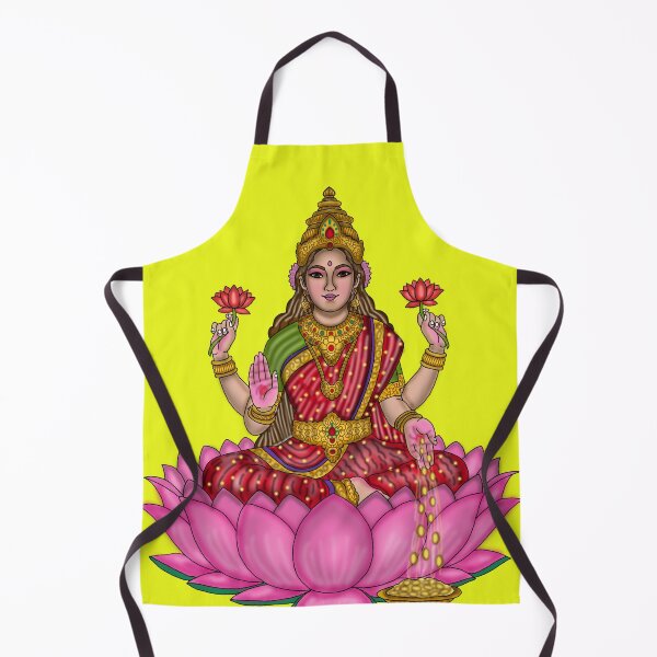Item preview, Goddess Lakshmi Artwork | Sacred Hindu Divine Mother Digital Illustration designed and sold by Harshit_Digital_Arts.