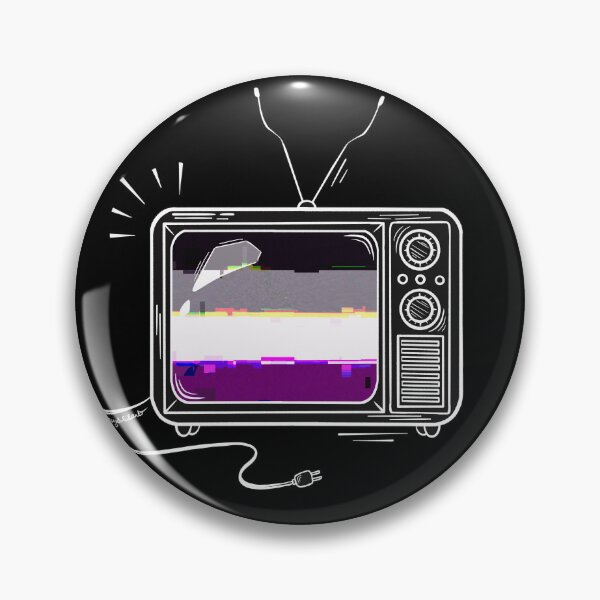 Item preview, Pride Flag Retro TV - Ace/Asexual designed and sold by heysoleilart.