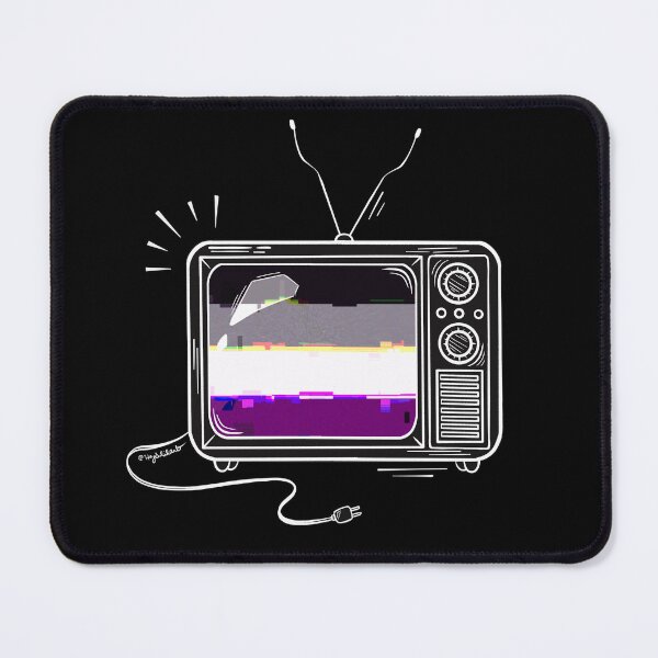 Item preview, Pride Flag Retro TV - Ace/Asexual designed and sold by heysoleilart.