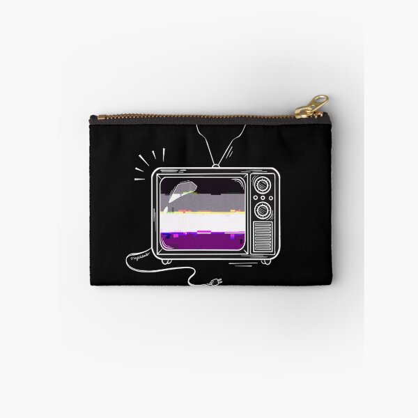 Item preview, Pride Flag Retro TV - Ace/Asexual designed and sold by heysoleilart.