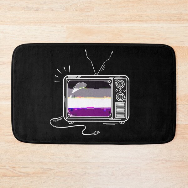 Item preview, Pride Flag Retro TV - Ace/Asexual designed and sold by heysoleilart.