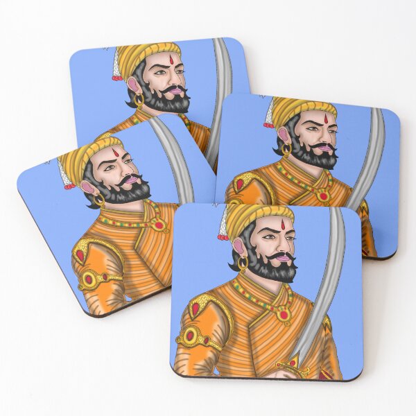 Item preview, Chhatrapati Shivaji Maharaj Artwork | Legendary Maratha Warrior Digital Illustration designed and sold by Harshit_Digital_Arts.