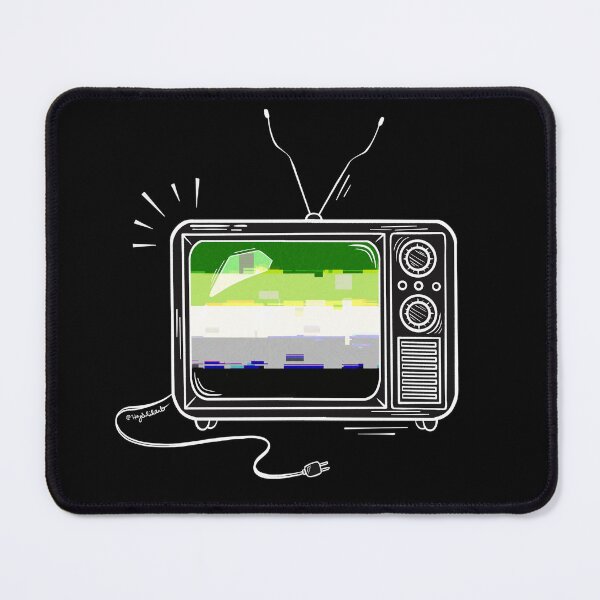 Item preview, Pride Flag Retro TV - Aro/Aromantic designed and sold by heysoleilart.