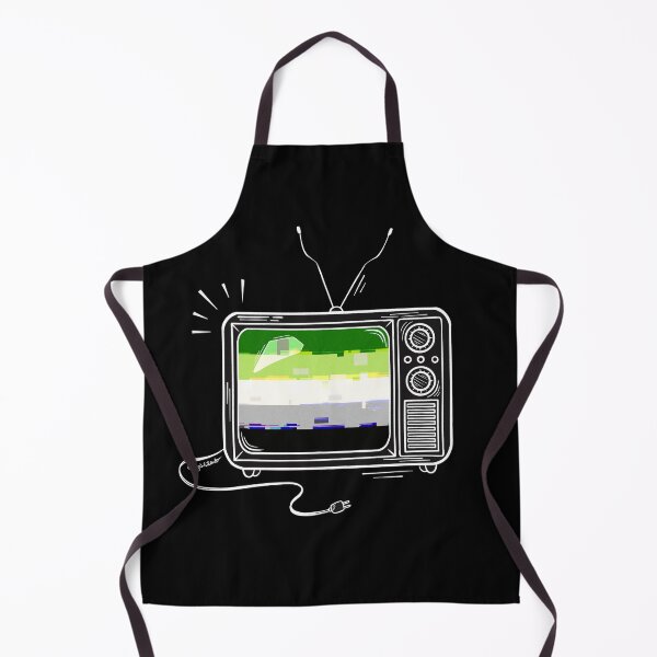 Item preview, Pride Flag Retro TV - Aro/Aromantic designed and sold by heysoleilart.