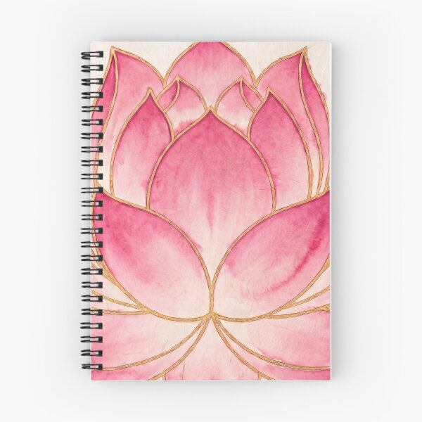 Item preview, Korean Tanghwa Pink Lotus Watercolor on Hanji Paper designed and sold by lita-lilith.