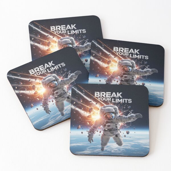 Item preview, Break Your Limits – Astronaut Motivation Design | Space Adventure & Growth Mindset designed and sold by Altair_.