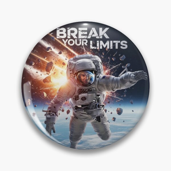 Item preview, Break Your Limits – Astronaut Motivation Design | Space Adventure & Growth Mindset designed and sold by Altair_.