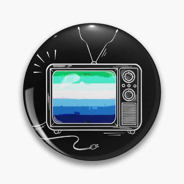 Item preview, Pride Flag Retro TV - Gay designed and sold by heysoleilart.
