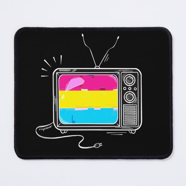 Item preview, Pride Flag Retro TV - Pansexual designed and sold by heysoleilart.