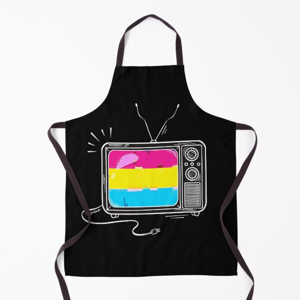 Item preview, Pride Flag Retro TV - Pansexual designed and sold by heysoleilart.