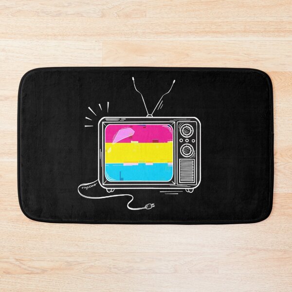 Item preview, Pride Flag Retro TV - Pansexual designed and sold by heysoleilart.