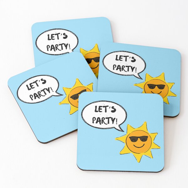 Item preview, Let's Party Cool Sunshine at the Beach designed and sold by jalanc.