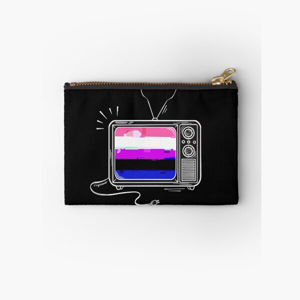 Item preview, Pride Flag Retro TV - Genderfluid designed and sold by heysoleilart.