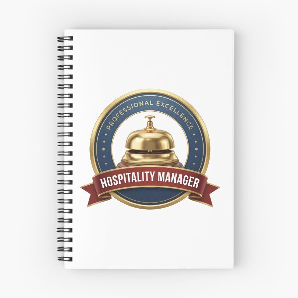 Item preview, Classic Golden Desk Bell Hospitality Manager Emblem designed and sold by DuckOddity.