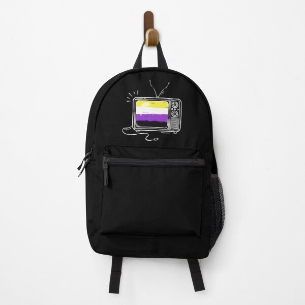 Item preview, Pride Flag Retro TV - Nonbinary designed and sold by heysoleilart.