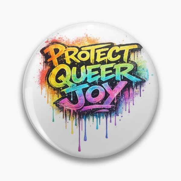 Item preview, Protect Queer Joy LGBTQ Pride Design | Rainbow Queer Rights Activist Art designed and sold by ArtByTripti.