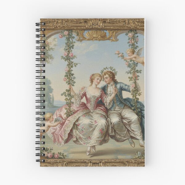 Item preview, Romantic Couple on Swing in Ornate Garden designed and sold by maplesoulkiller.
