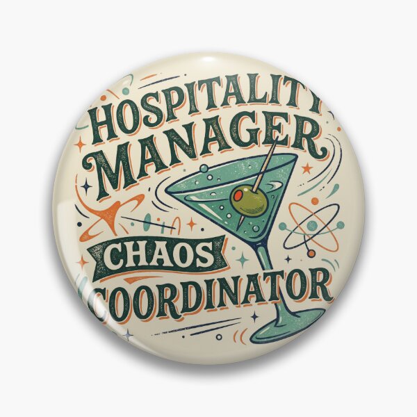 Item preview, Funny Hospitality Manager Chaos Coordinator Vibe designed and sold by DuckOddity.