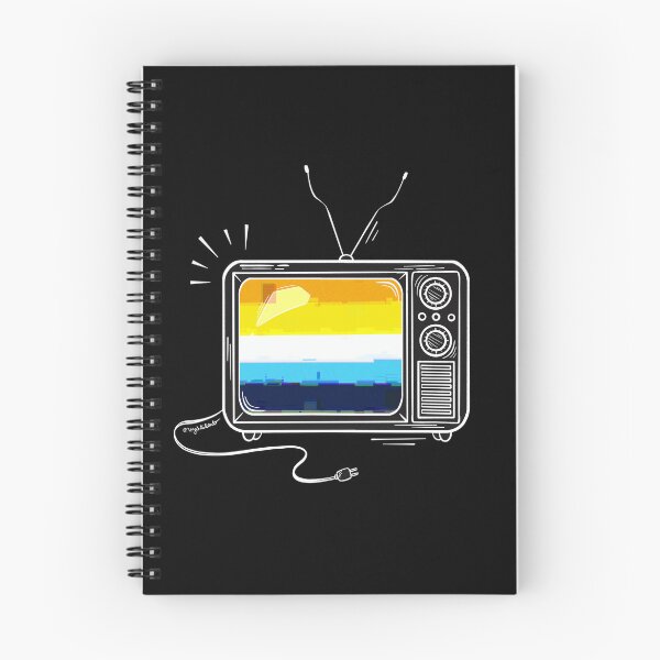 Item preview, Pride Flag Retro TV - Aroace designed and sold by heysoleilart.