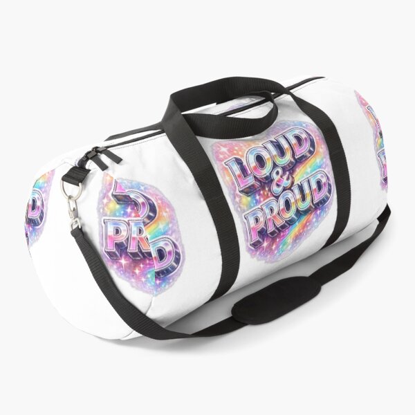 Item preview, Loud and Proud LGBTQ Pride Design | Rainbow Queer Pride Statement Art designed and sold by ArtByTripti.