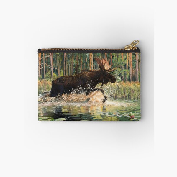 Item preview, Charging Moose - Canadian Forest Fine Art designed and sold by DevinRenaud.