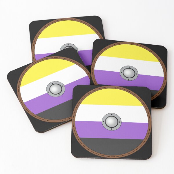 Item preview, Non-Binary Viking Shield designed and sold by Tiwsarm.