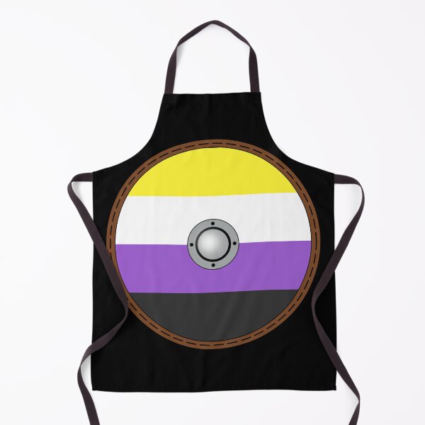 Item preview, Non-Binary Viking Shield designed and sold by Tiwsarm.