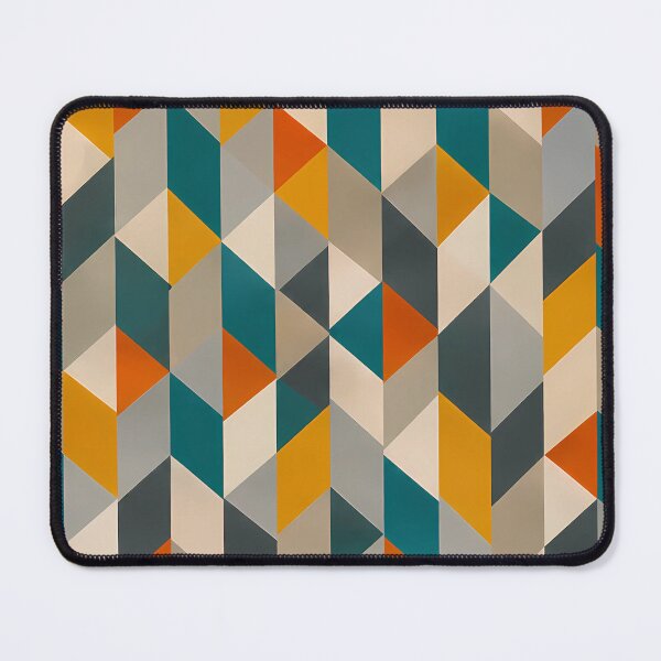 Item preview, Mid Century Modern Geometric Triangle Pattern designed and sold by zenjiinspired.